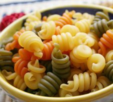 Pasta Tricolor Royalty Free Stock Photo Pasta Tricolor Royalty Free Stock Photo