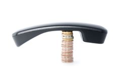 Make A Call And Get Money Royalty Free Stock Image Make A Call And Get Money Royalty Free Stock Image