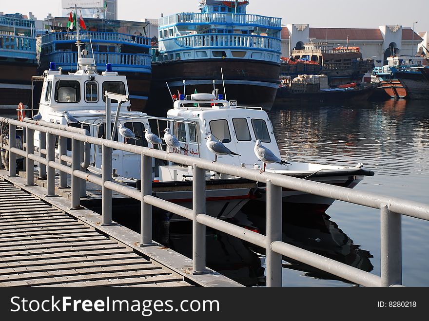 Dhows at Dubai Creek