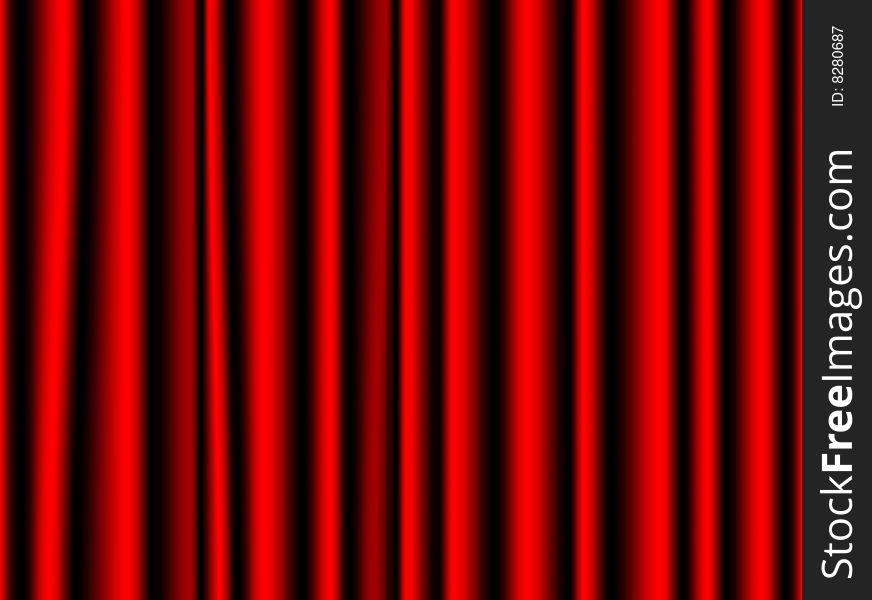 Red curtain background