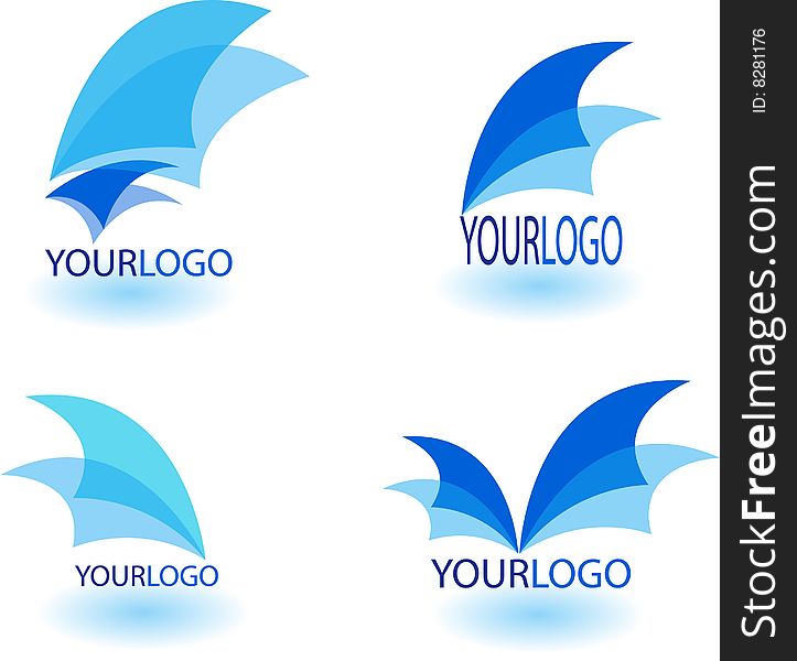 Set of logos for your company. Set of logos for your company
