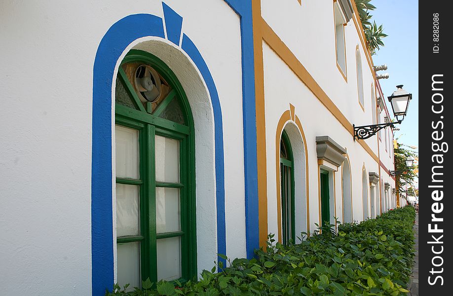 Streets in Puerto de Mogan, Gran Canaria