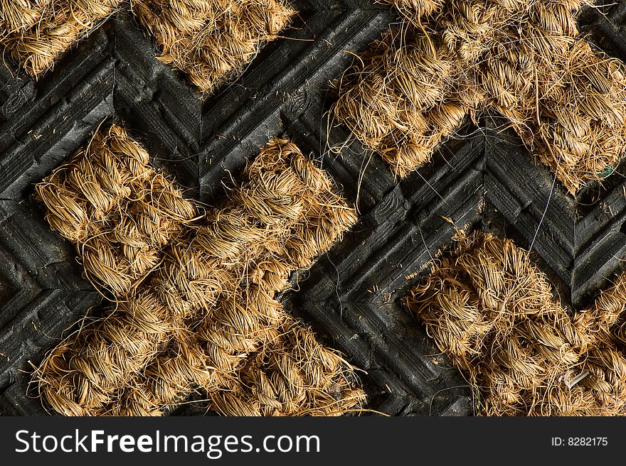 Background Of A Pattern With Thread And Rubber