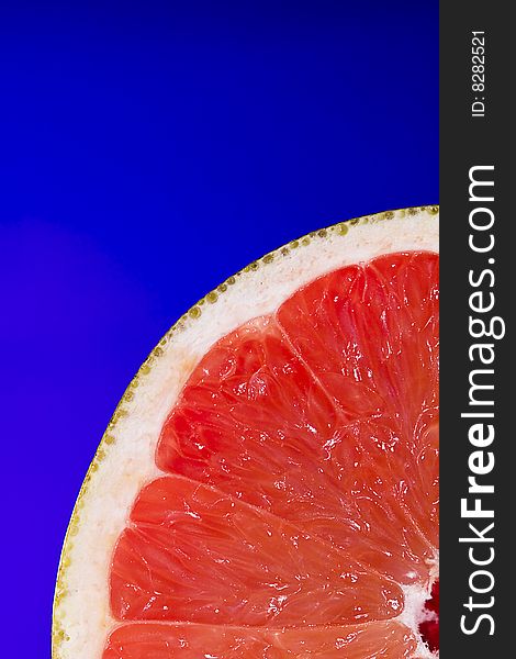 Juicy pink grapefruit, a healthy alternative for breakfast or a snack