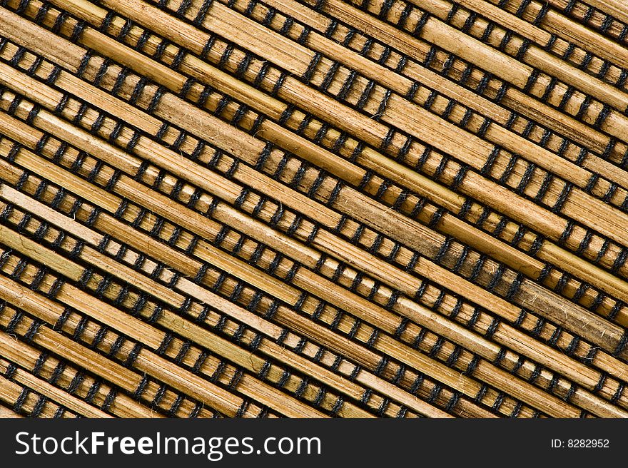 High resolution background of wood and thread.