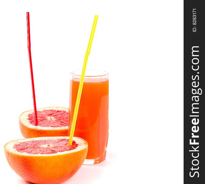 Juice and grapefruit