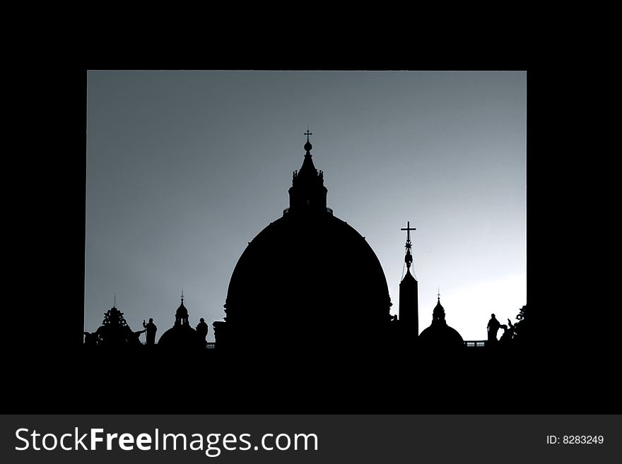 Saint Peter basilica, Rome, Italy. Saint Peter basilica, Rome, Italy