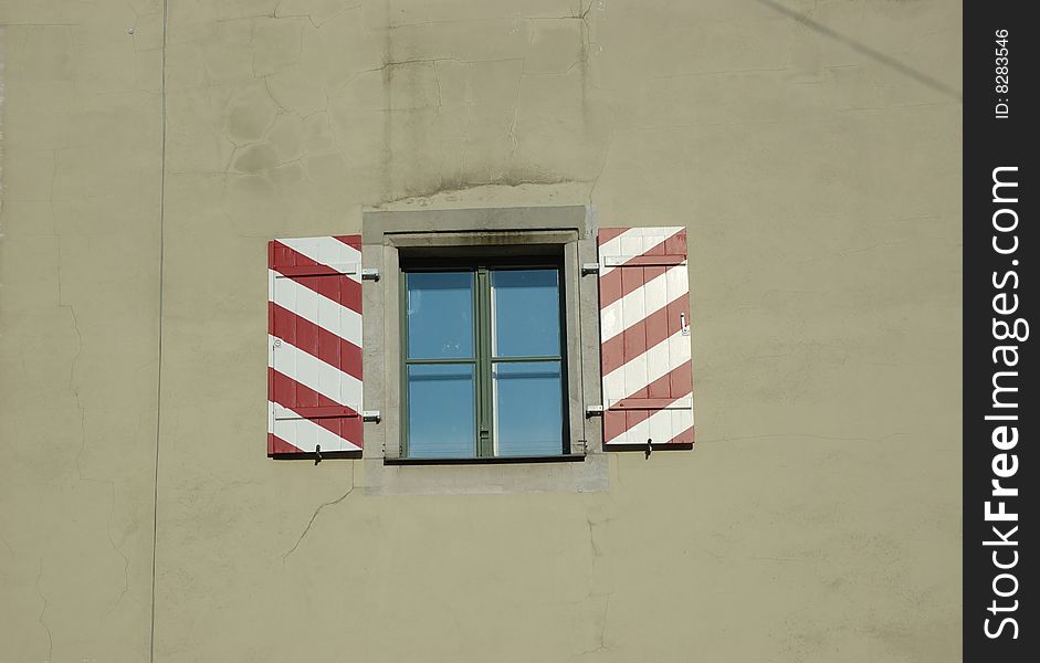 Old Window With Shutters