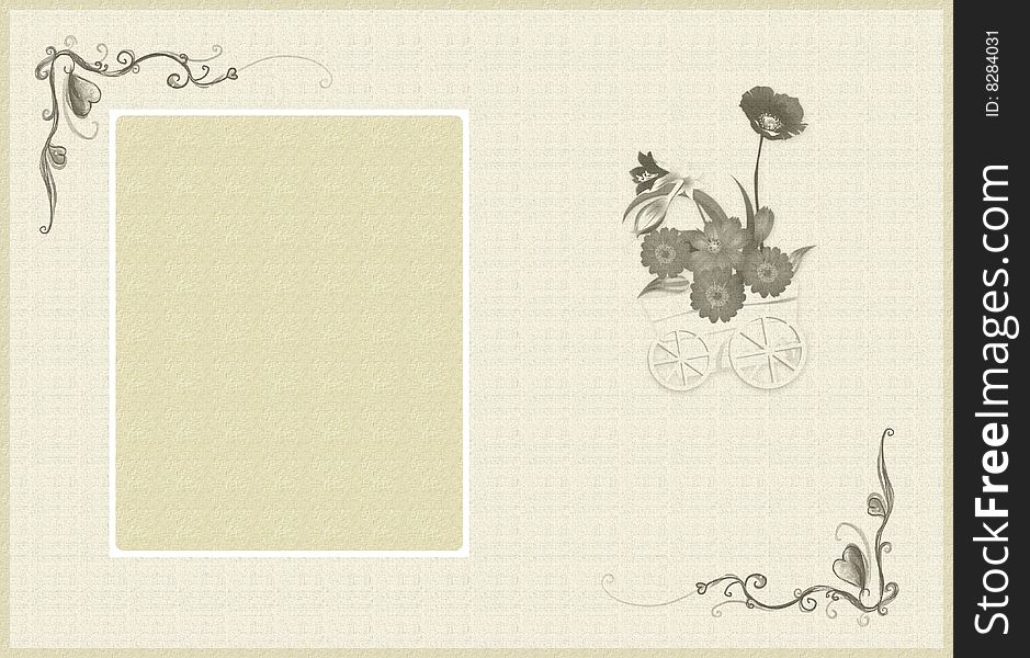 A beautiful background for an invitation card