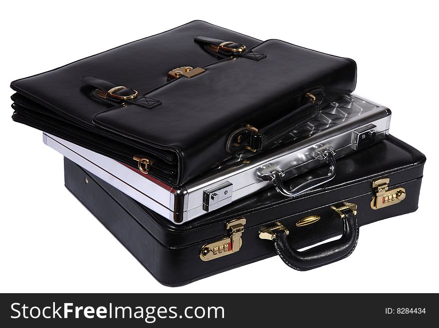Leather And Metal Briefcases
