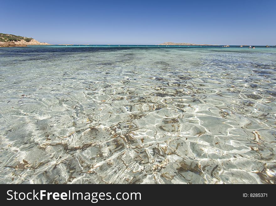 Spiaggia Dei Principe - beautiful beach at Sardegna Island, Italy. Spiaggia Dei Principe - beautiful beach at Sardegna Island, Italy