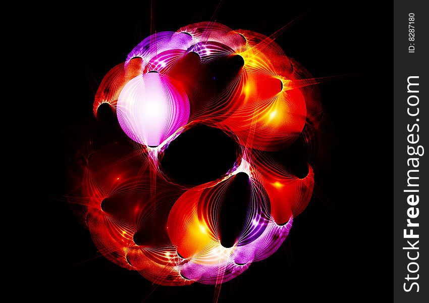 Nice fractal illustration of bubbles.