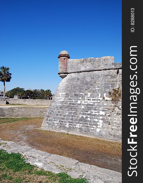 Fort at St. Augustine Florida. Fort at St. Augustine Florida