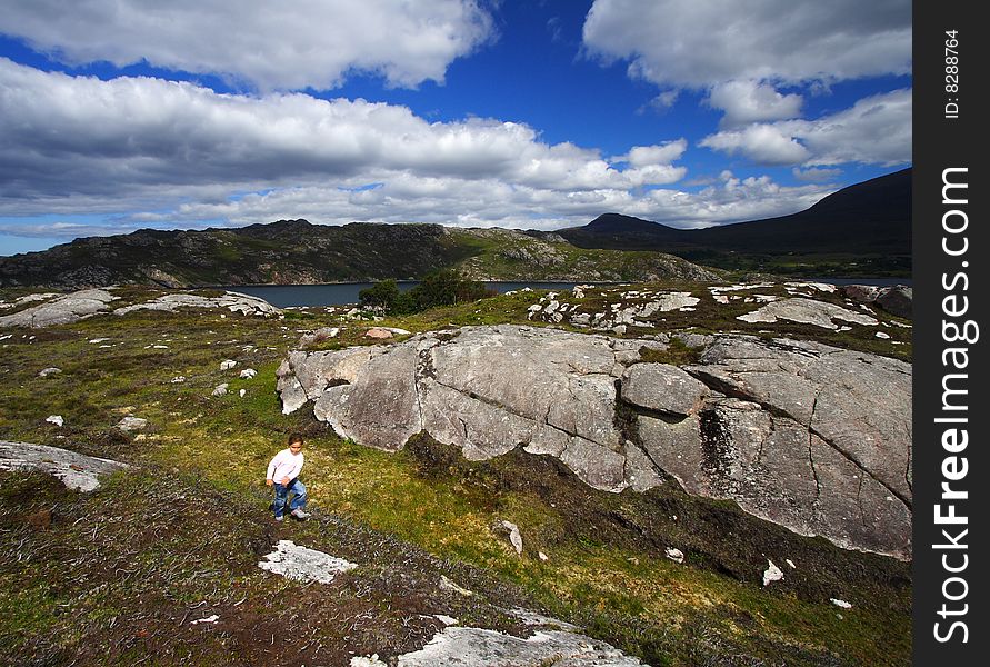 Landscape in the highlands