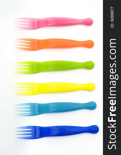 Plastic  forks