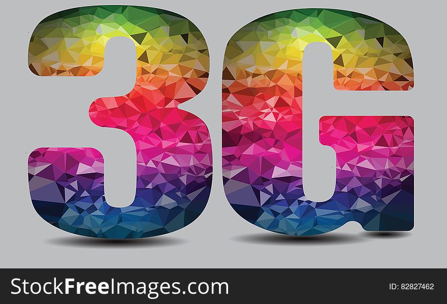 3G Wireless Technology Logo Colorful Vector