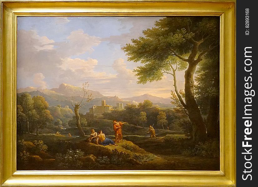 &quot;Paysage D&x27;Italie&quot;, Jan Frans Bloemen, Dit L&x27;Orrizonte. MusÃ©e Du Petit Palais, Paris.