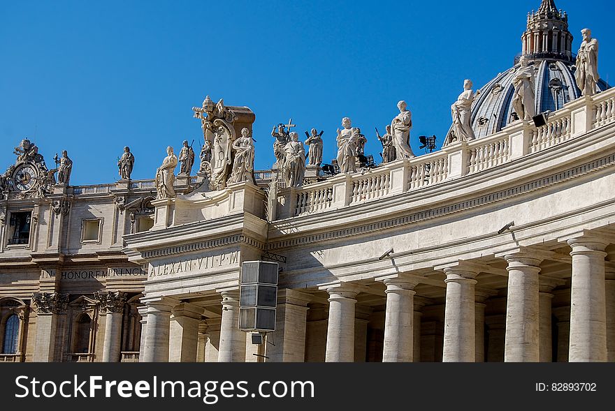 St. Peter&x27;s Square Sculptures, Vatican City