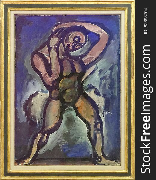 &x22;Acrobate&x22;, Georges Rouault, Vers 1913. Centre Pompidou, Paris.