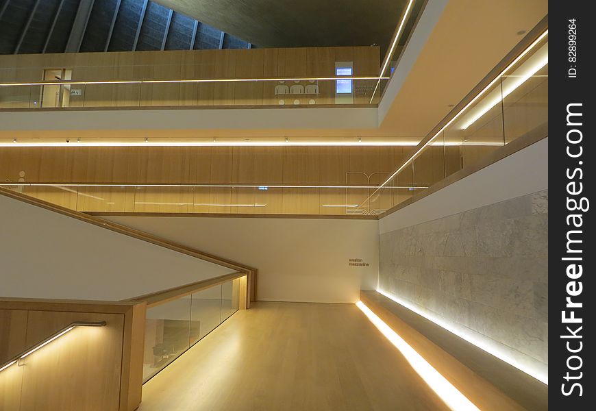 Interior of the Design Museum in London, housed in the former Commonwealth Institute building from the 1960s. Interior of the Design Museum in London, housed in the former Commonwealth Institute building from the 1960s.