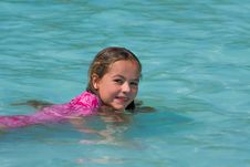 Little Girl Swimming Stock Photos Little Girl Swimming Stock Photos