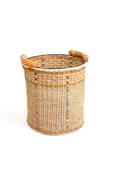 Basket Isolated On White Royalty Free Stock Photos Basket Isolated On White Royalty Free Stock Photos
