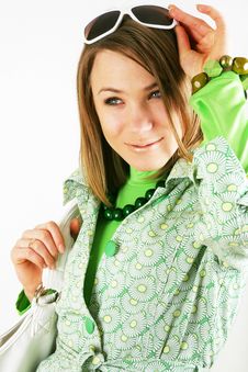 Woman In Sunglasses. Stock Photography