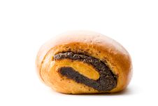 Sweet Poppy Seed Bun Royalty Free Stock Photo Sweet Poppy Seed Bun Royalty Free Stock Photo