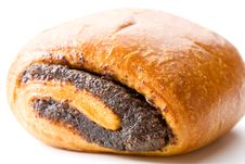 Sweet Poppy Seed Bun Royalty Free Stock Photo Sweet Poppy Seed Bun Royalty Free Stock Photo
