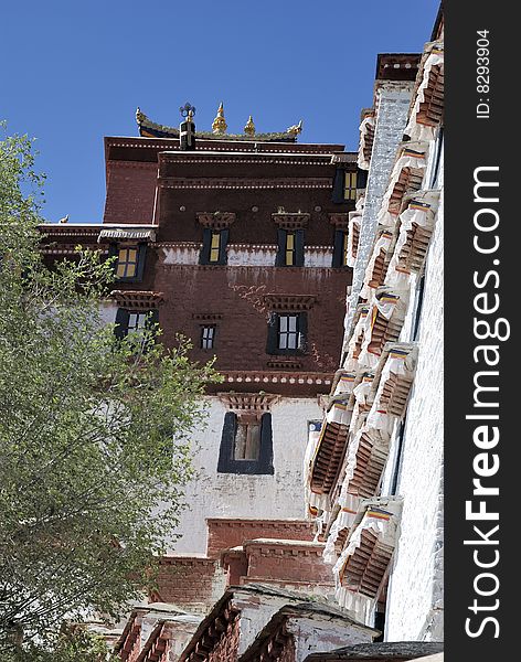 Historic architecture building blue sky