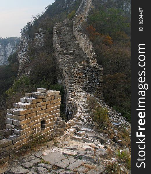 Jiankou great wall of china, shot in beijing