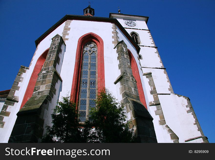 HoraÅ¾Äovice Parish Church was built in 1260 to 1270th It was modified and the Baroque style in the years 1700 to 1720. HoraÅ¾Äovice Parish Church was built in 1260 to 1270th It was modified and the Baroque style in the years 1700 to 1720.