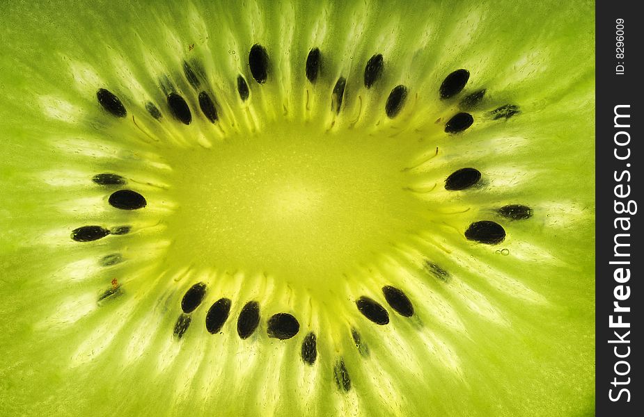 Close up of kiwi fruit