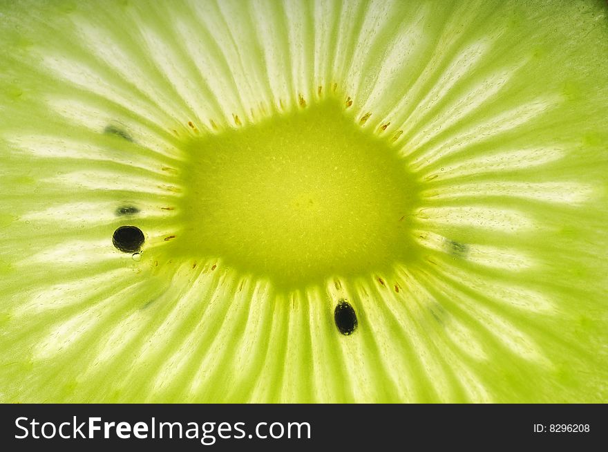 Close up of kiwi fruit