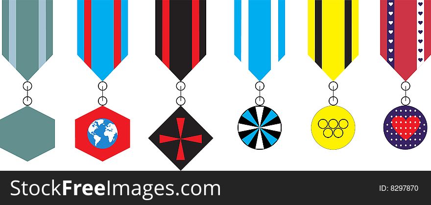 Several medals