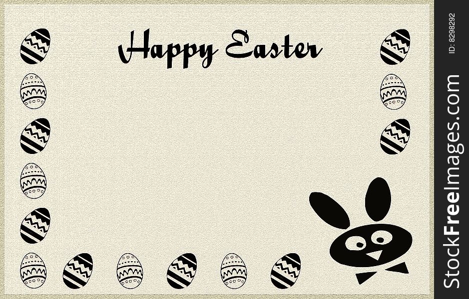 A funny and elegant background for easter. A funny and elegant background for easter