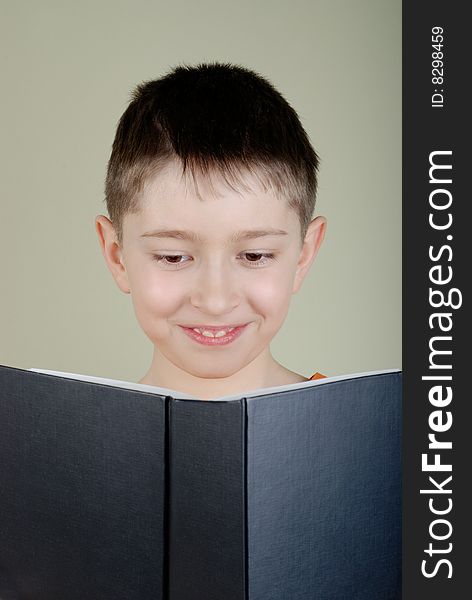 Boy Reading A Book