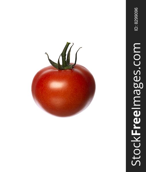 Red Tomato towards white background