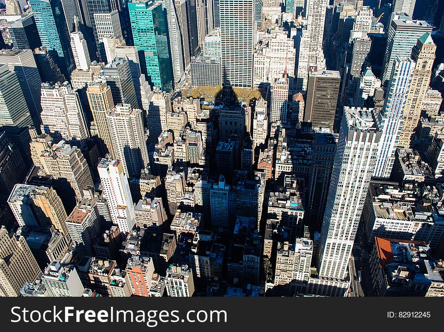 Rooftops Over Manhattan, New York