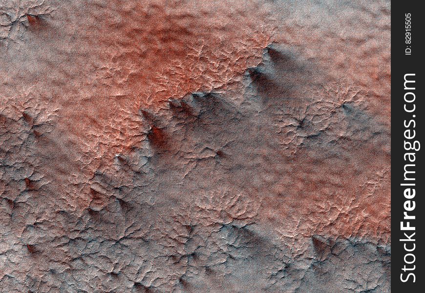 Abstract red and brown landscape texture on surface of Mars. Abstract red and brown landscape texture on surface of Mars.