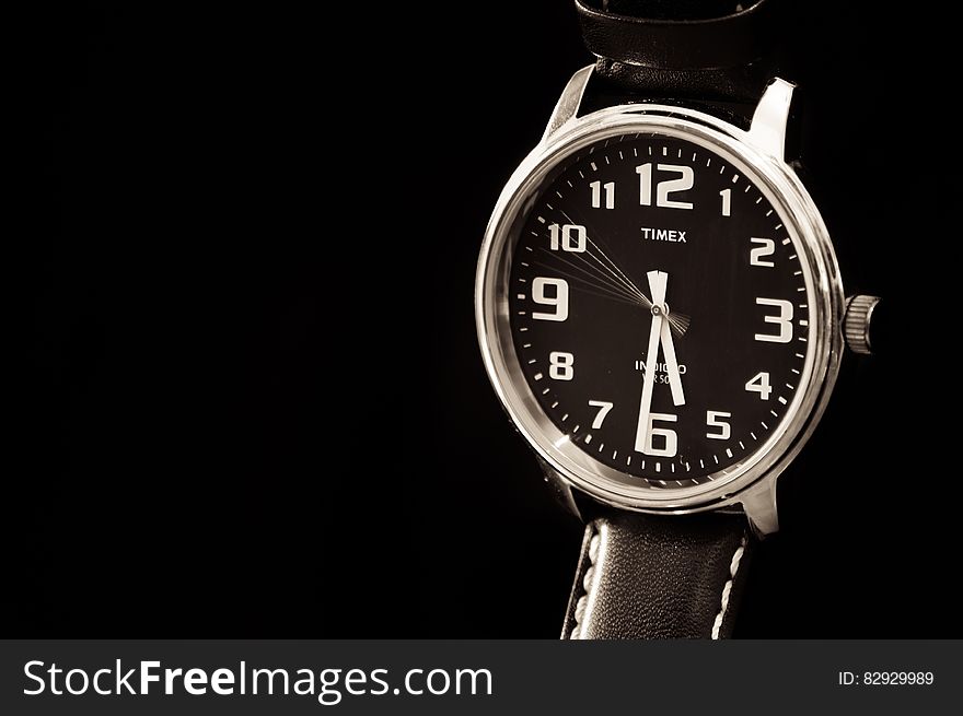 Close Up Of Timex Wristwatch