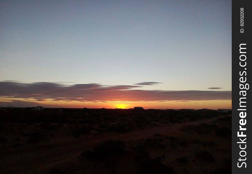 Cloudy Sky during Sunset