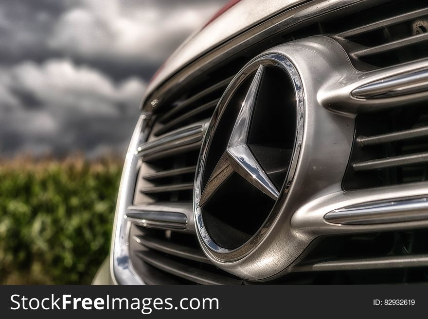 Mercedes Benz Silver Emblem