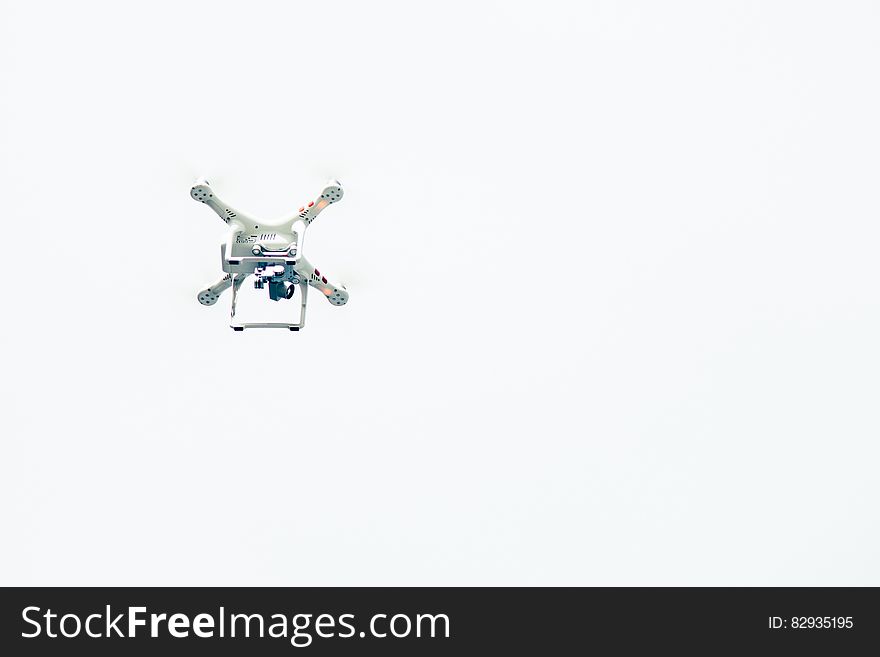 White Quadcopter