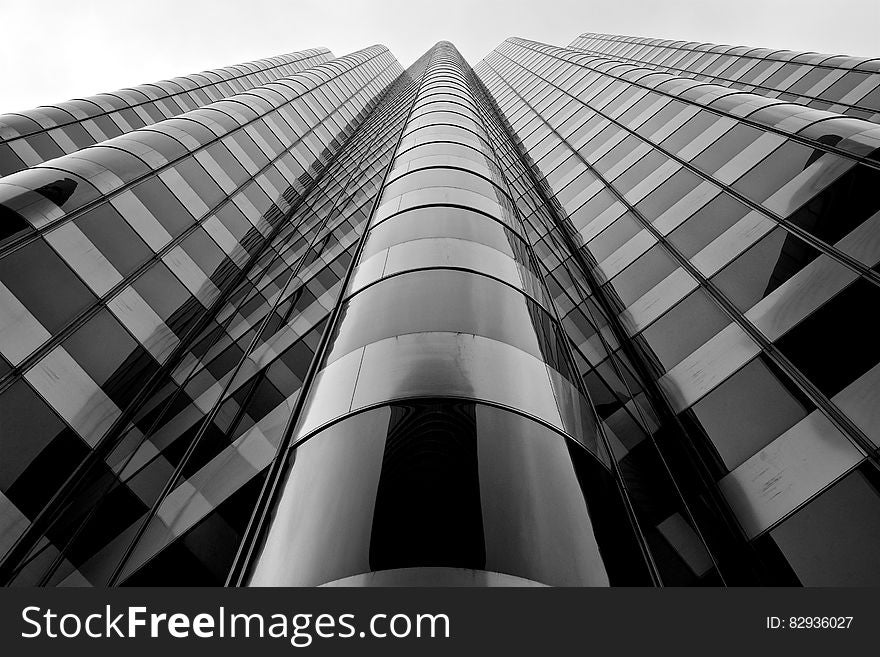 Low Angle Glass High Rise Building