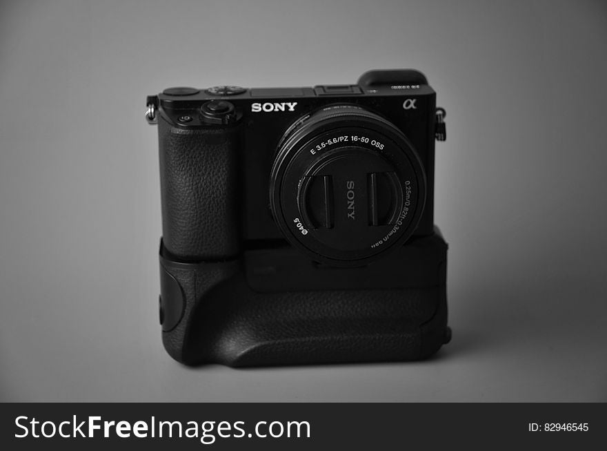 Close Up Photography of Black Sony Camera
