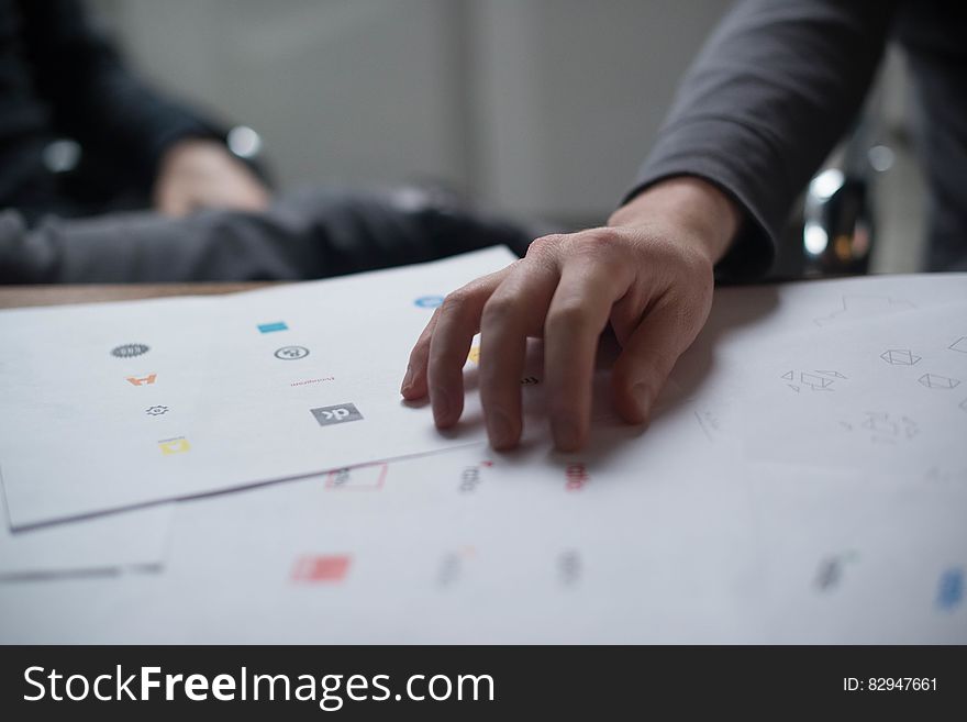 Designer Looking At Free Icons