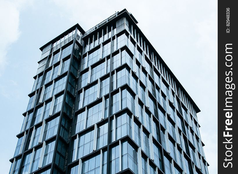 Curtain Glass Building Under Blue Sky