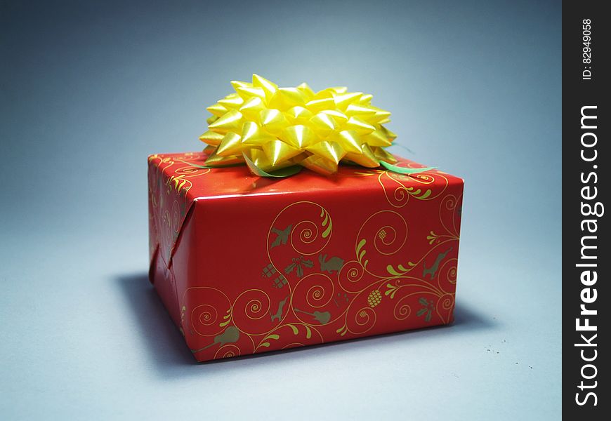 Red and Yellow Gift Wrap
