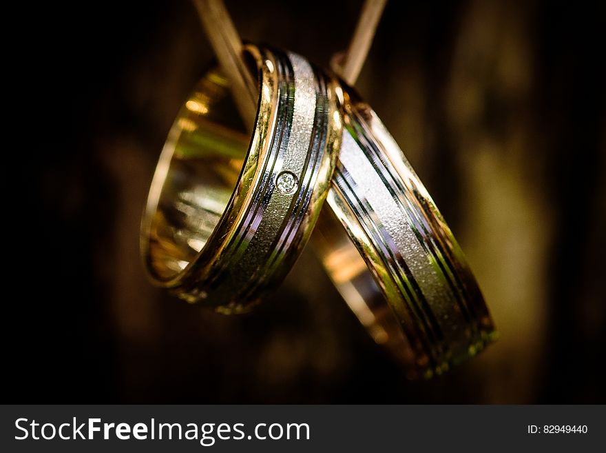 Silver and Gold Couple Ring